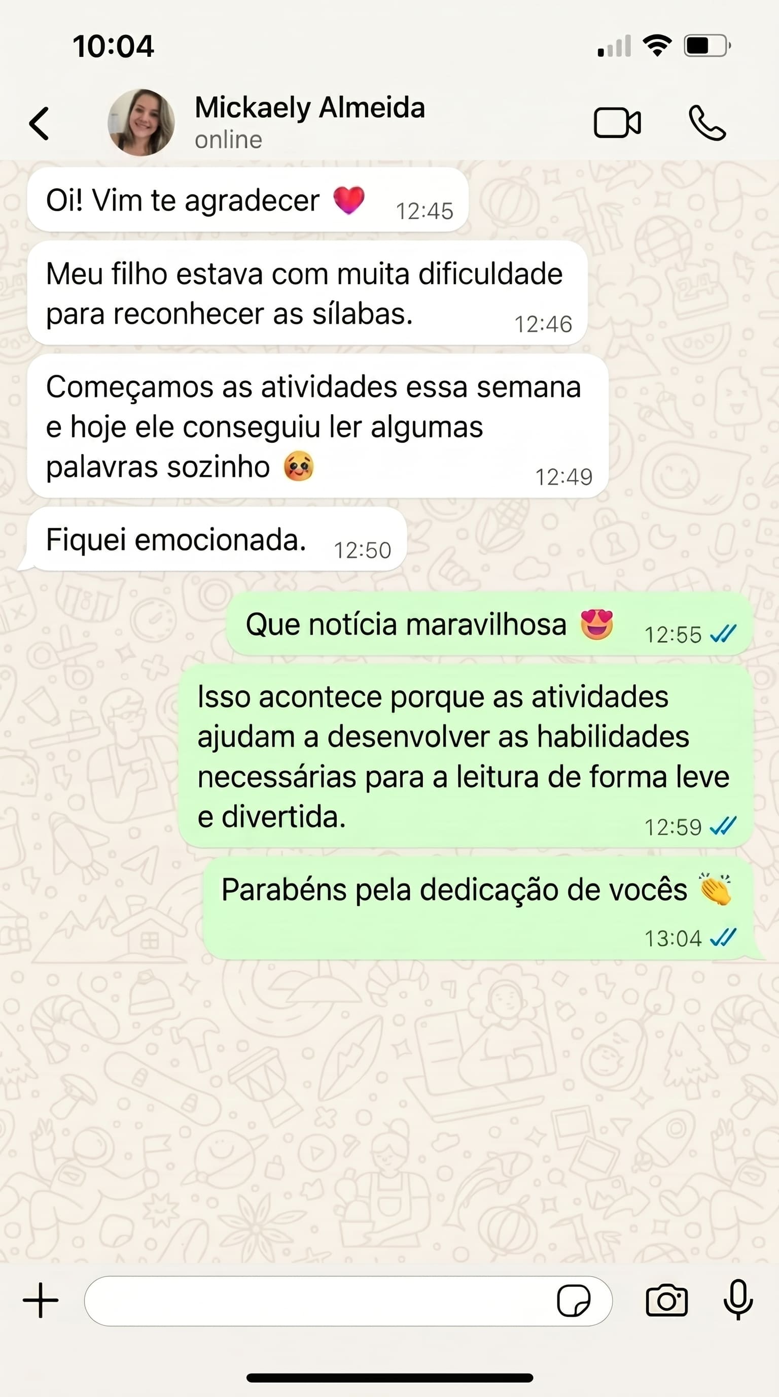 Depoimento de cliente 5